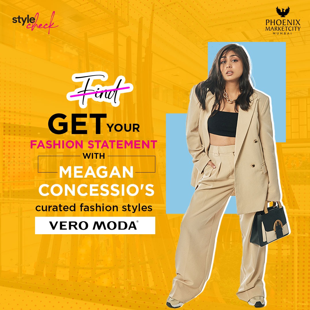 MarketcityKurla's tweet image. Get your style check today! Meagan Concessio
has carefully curated a selection of fashion styles just for you. From chic essentials to statement pieces, your fashion choices will become uncomplicated!​  

Visit #VeroModa at #PhoenixMarketCity today!