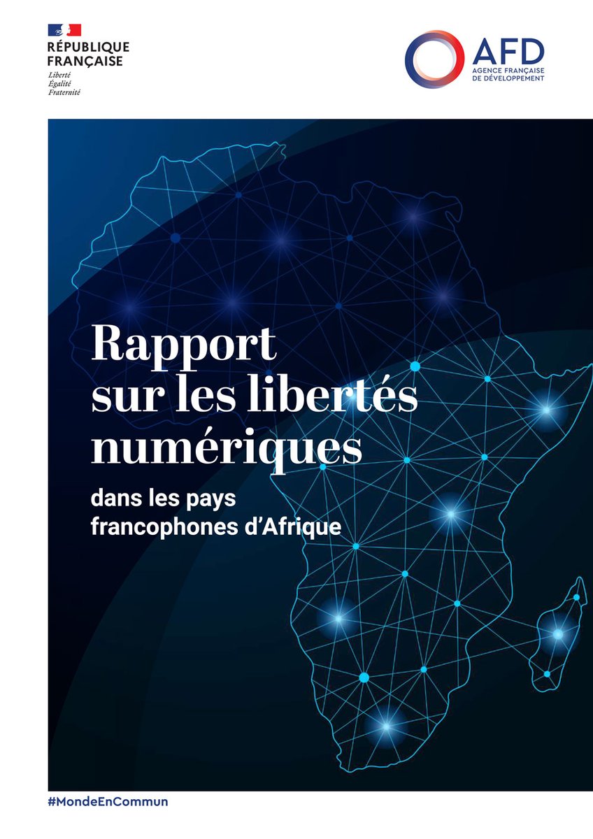 📢 Nouvelle publication de l'<a href="/AFD_France/">Agence Française de #Développement (AFD) 🇫🇷 🇪🇺</a> ! 
Découvrez le rapport sur les libertés numériques dans les pays francophones d'Afrique. 
Explorez les défis et opportunités du numérique qui façonnent 26 pays d'Afrique 🌍💻
afd.fr/fr/ressources/…
<a href="/PMarteyAddo/">Peter Martey Addo</a> <a href="/oalais/">Olivier Alais</a>