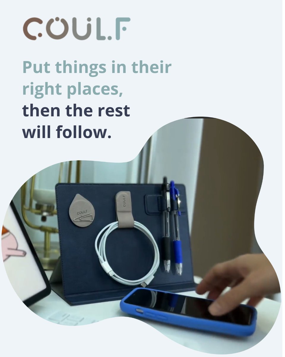 𝗣𝘂𝘁 𝘁𝗵𝗶𝗻𝗴𝘀 𝗶𝗻 𝘁𝗵𝗲𝗶𝗿 𝗿𝗶𝗴𝗵𝘁 𝗽𝗹𝗮𝗰𝗲𝘀... 
You can first start with Coulf AttachedNote. 

Shop now here 👉 rfr.bz/t5sfg7w 

#organize #organizer #wallganizer #wallorganizer #homedecor #decor #homediy #workspace #workspacesetup #Coulf #Wallganize