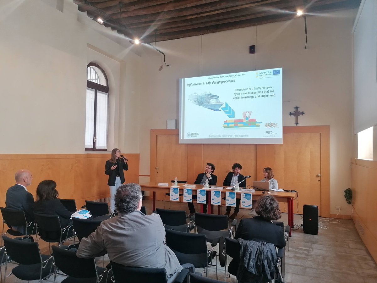 interregclass40's tweet photo. During the Cluster2Cluster Think Tank, the final event of the Class 4.0 Project held in Venice on 6th June 2023,  the participants have signed the Manifesto of the Adria Mou, the Manifesto of collaboration of the #innovation #ecosystem in the #BlueEconomy Sector in Adriatic Sea. https://t.co/u5LemSj9zV