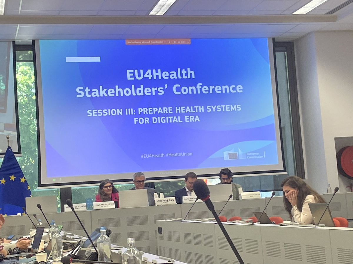 Petronille Bogaert (@petronillebo) on Twitter photo Fabulous panel coming up!
<a href="/ehds2pilot/">HealthDataEU_pilot</a> <a href="/tehdas/">TEHDAS2 joint action</a> <a href="/davidnovillo/">David Novillo Ortiz</a> Fabulous panel coming up!
<a href="/ehds2pilot/">HealthDataEU_pilot</a> <a href="/tehdas/">TEHDAS2 joint action</a> <a href="/davidnovillo/">David Novillo Ortiz</a>