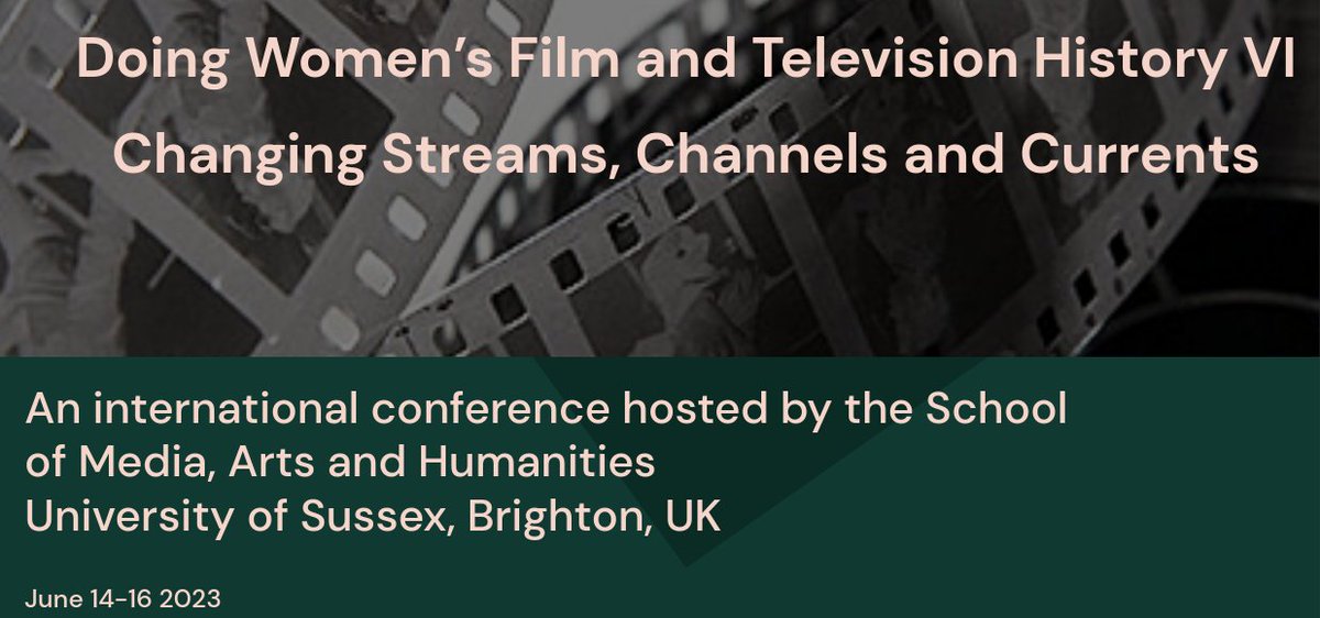 So much looking forward to #DWFTH6 @WFTHN in Brighton next week! Check out our talks on June 15 to learn more about #DAVIF and our data-based approaches to #FeministFilmHistory

@marleneleonie_ 👉09-10:30
@p_junginger 👉17:15-18:45

#DH #DigitalMethods #DigitalFilmHistory