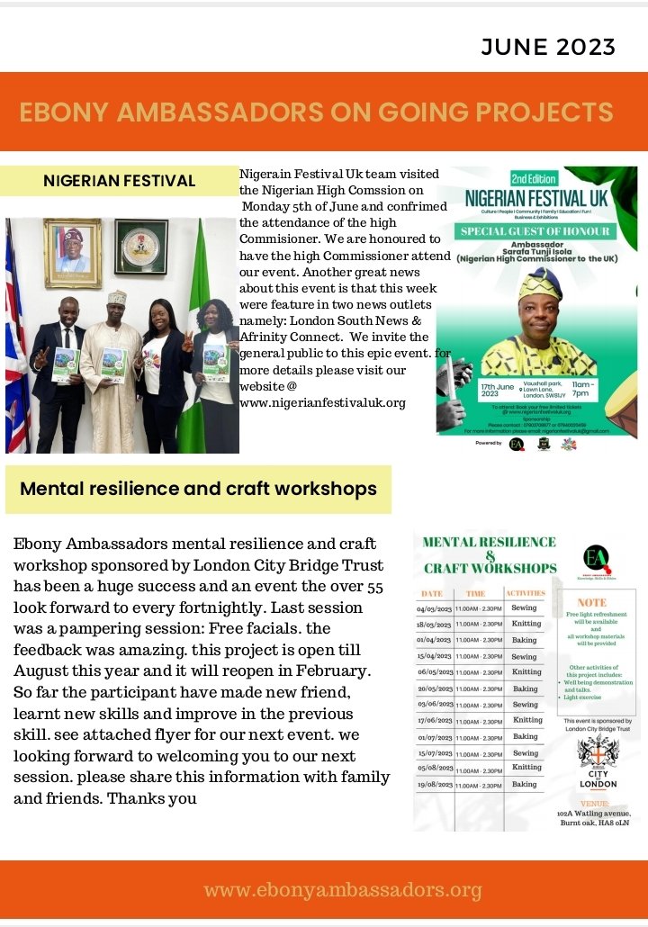 EbonyAmb's tweet image. Thank God it’s Friday 💃 

Check out exciting news in Ebony Ambassadors Monthly newsletter.

 #newsletterdesign #JuneNewsletter