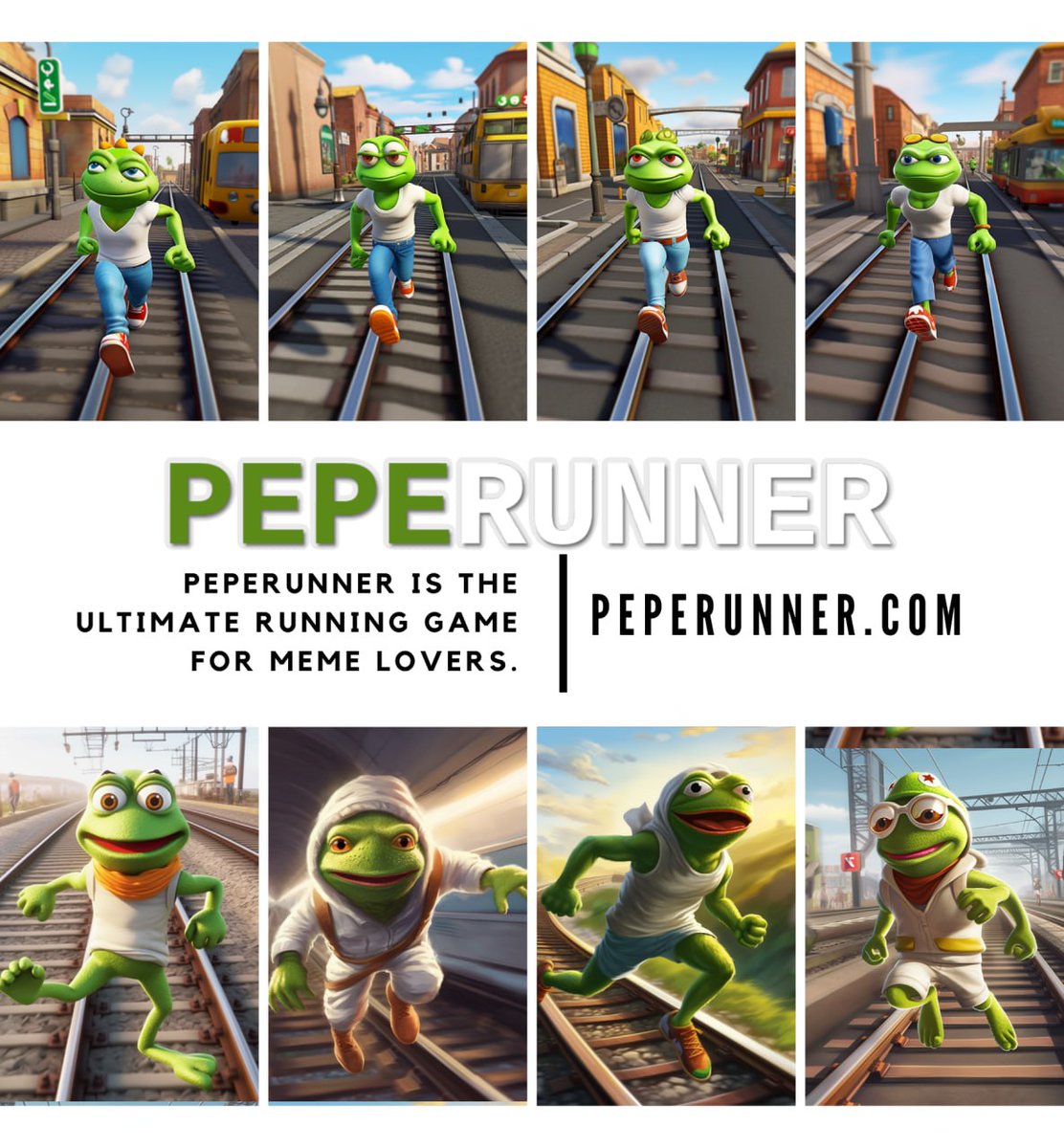 bluedream__CMT's tweet photo. #PepeRunner is listed on CMC and CG - don't miss out on this opportunity!
@peperunner
#P2E
#HopToVictory https://t.co/hlYiUgD7rX