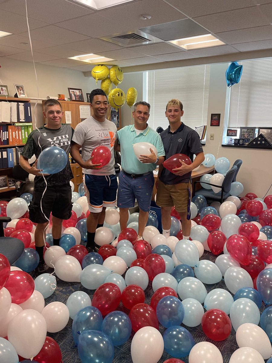 Sam, Jordy, &amp; Griffin decorated my office for retirement.