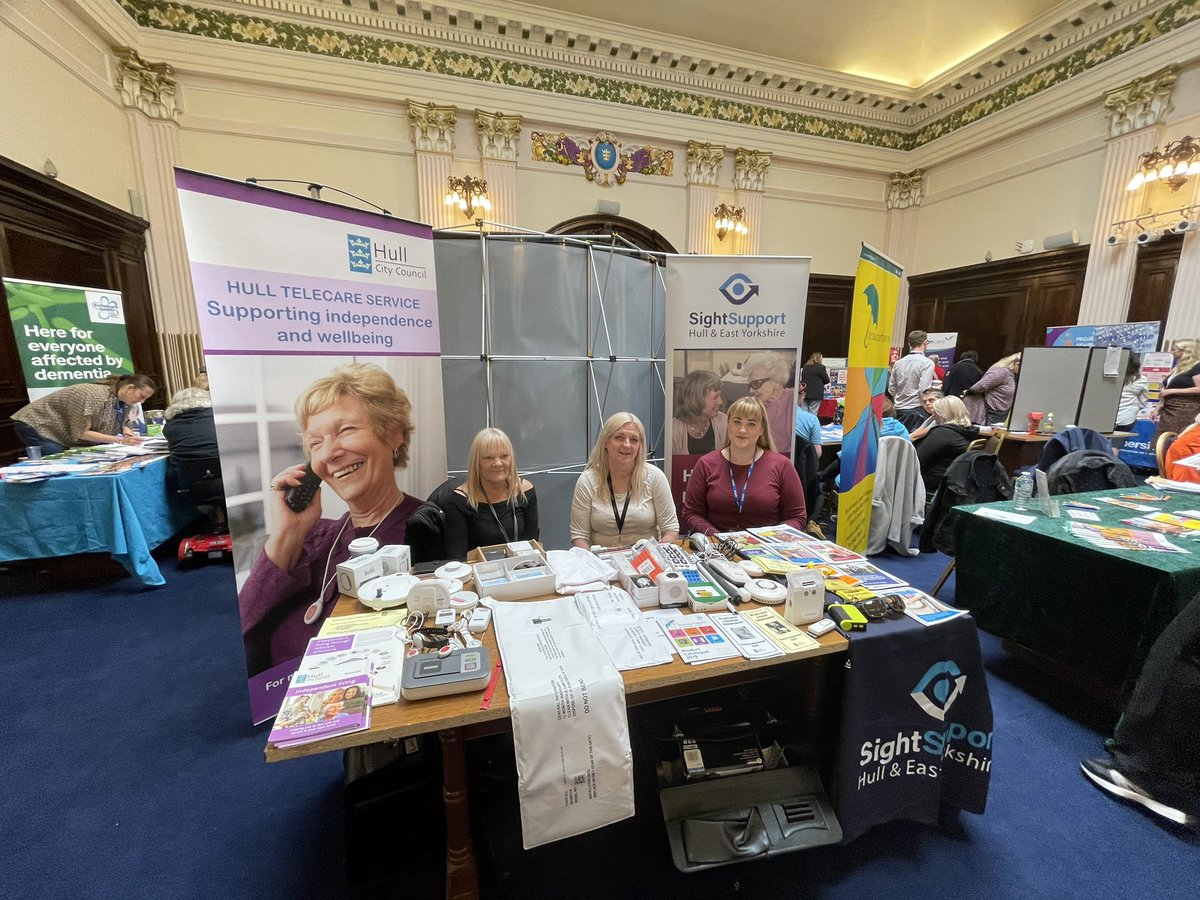 shellfisk's tweet photo. Sensory and telecare stall at the carers event! #sensory #telecare #CarersWeek2023 @ConnecttoHull https://t.co/p2fPL8JAq8