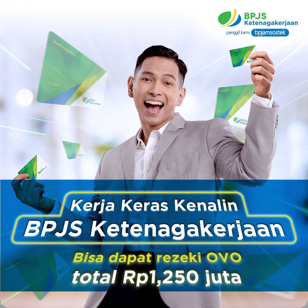 BPJSTKinfo's tweet photo. Kenalin Twitter @BPJSTKinfo ke temanmu dan dapatkan rezeki OVO total Rp1,250 juta yuk, Sahabat! https://t.co/O0n9DBaz4v