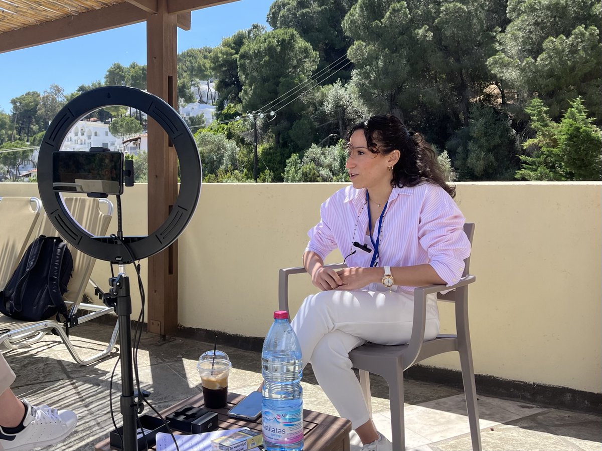 #BehindtheScenes our comms team interviews #ARSINOE project partners and external experts. Stay tuned for more! 🎬 <a href="/GAC_Group/">G.A.C. Group</a>