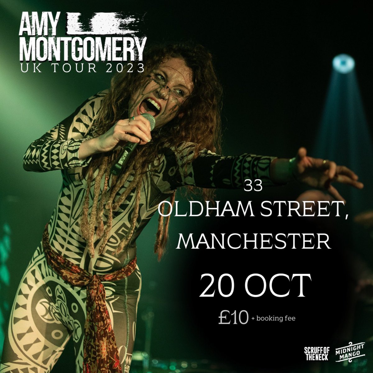 🚨 JUST ANNOUNCED 🎸 Amy Montgomery 📆 20.10.2023 📍 33 Oldham Street 🎟️ fatso.ma/XXma ⏰ Monday 10am 🤝 @scruffoftheneck