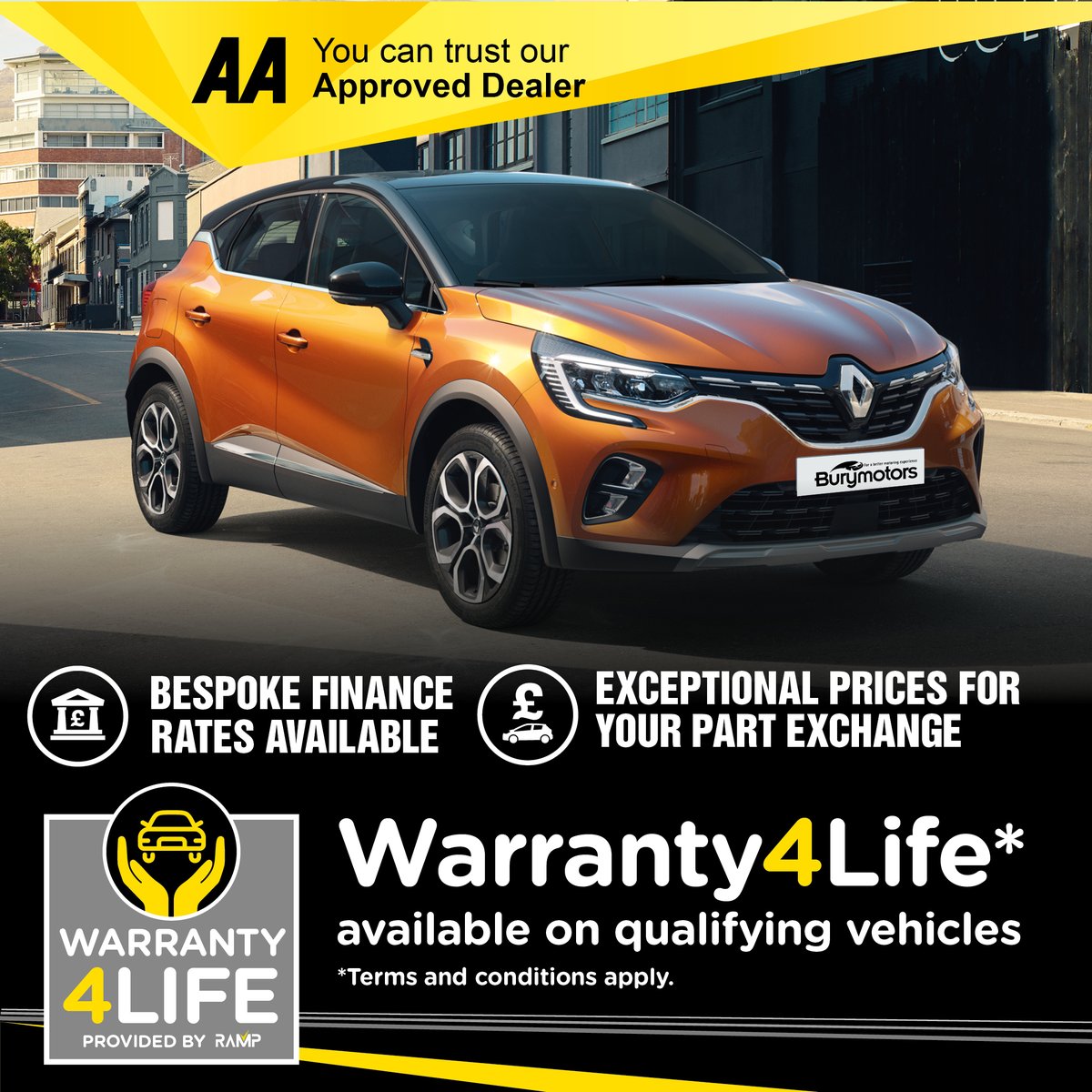 BuryMotors's tweet photo. JUNE HOT DEALS. 🔥

View our used car stock. All makes and models at Bury Motors. 
Ends 30 JUNE. T&amp;Cs apply.

- Finance options available
- Part Exchange 
- Ready to test drive
- Warranty4Life is available on qualifying vehicles

https://t.co/kCOSQDMZf4

#motorparks #burymotors https://t.co/Ctpy8ZUun8