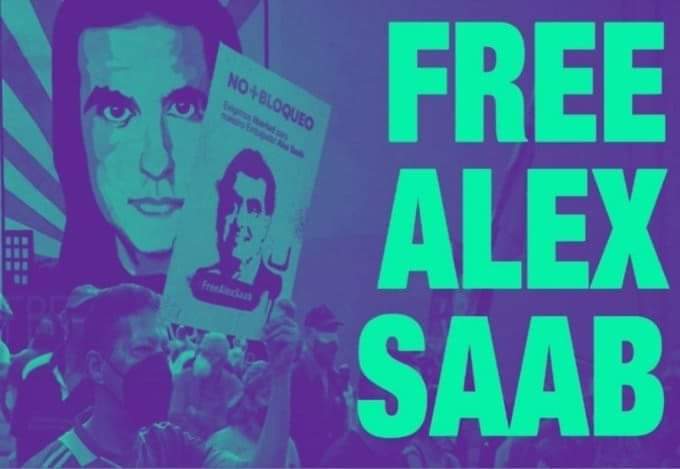 Seguimos elevando la voz de protesta ante este acto tan inhumano que comete los EEUU hacia nuestro Diplomático Venezolano Alex Saab son 1️⃣0️⃣9️⃣2️⃣ días de violaciones de sus DDHH, su vida corre peligro 🆘 #FreeAlexSaab 
@POTUS @ONU_es @CNN 
@WhiteHouse
#PoderPopularActivo