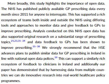 Unfortunately we don’t have dashboards for Ireland as the @MedMgmtProg @HSELive does not make prescribing data routinely available. This is what we think from the paper and we have written more on our blog about what we can do if the data is available!! bennett.ox.ac.uk/blog/2020/02/o…