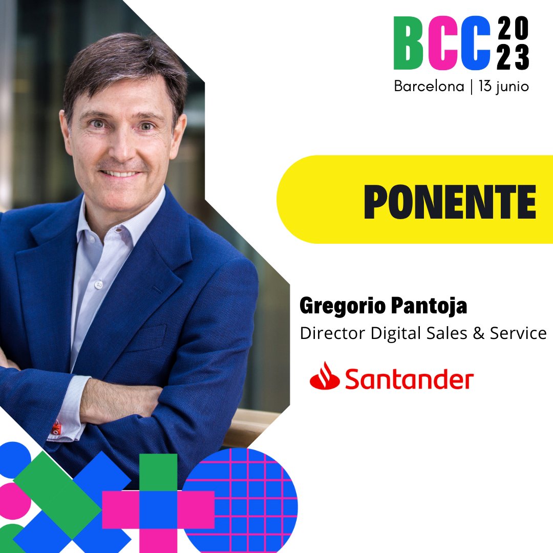 ¡𝗚𝗥𝗘𝗚𝗢𝗥𝗜𝗢 𝗣𝗔𝗡𝗧𝗢𝗝𝗔! nuevo #ponente del BCC😀 Es fantástico ver como una persona que dirige un equipo enfocado al cliente, ponga a las personas por delante de todo. "En el retail digital, lo más disruptivo son las personas", esto es lo que opina el ponente.