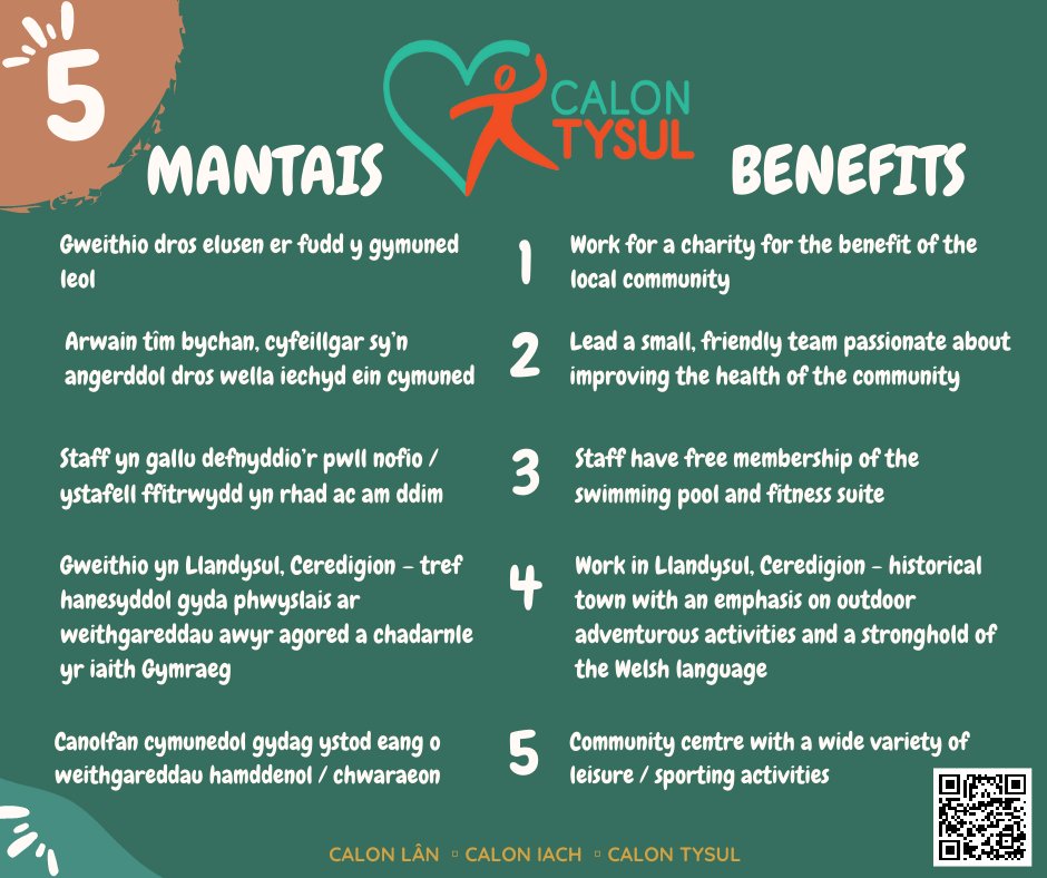 Chwilio am swydd newydd? Looking for a new job in sport / leisure / aquatics? #Llandysul #Ceredigion <a href="/sportwales/">Sport Wales</a> <a href="/SwimWales/">Swim Wales</a> <a href="/CeredigionActif/">Ceredigion Actif</a> calontysul.cymru/ymuno-join/swy… 🧡💚 Cyfle gwych i roi eich marc / A fantastic opp to make your mark