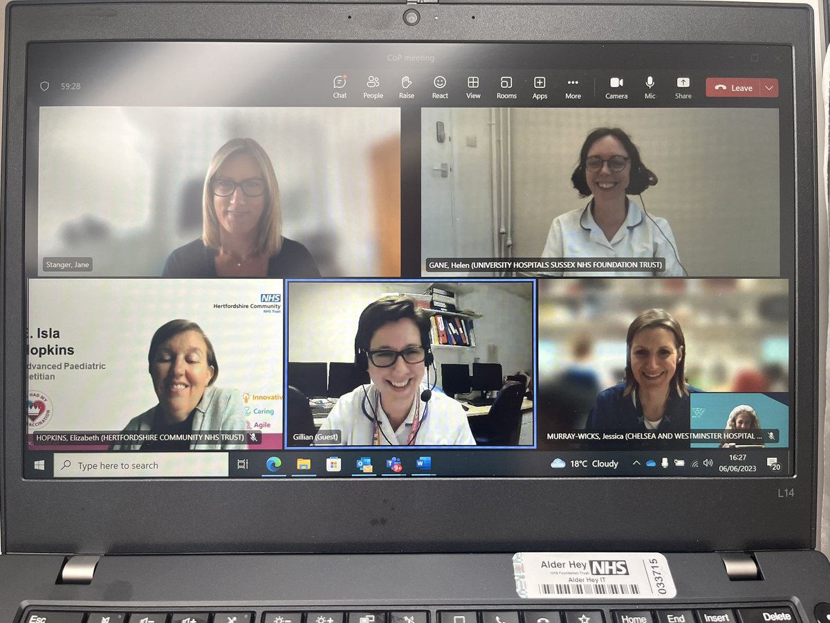 How lovely to have our monthly #neonataldietitians Community of Practice meeting on dietitians week. Great case presentation/discussion on CHI in the neonatal unit Thanks Gillian #WeAreDietetics #DW2023 @BDA_NDiG @BDA_Dietitians @stanger_jane