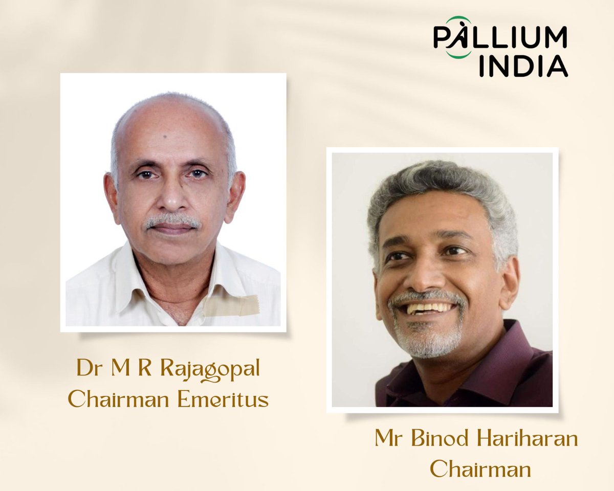 Dr M R Rajagopal Pallium India on Twitter: