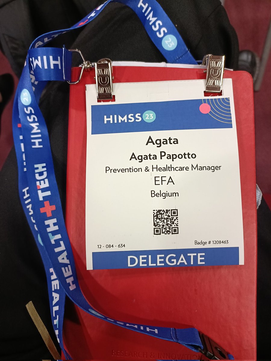 AgataPapotto's tweet photo. 💡This week I joined the #HIMMS2023Europe in Lisbon, representing the @EFA_Patients community.

I bring home fantastic insights from the discussions with global #health changemakers for inspiration, #innovation and #improve #care for all.

#DigitalHealth #AI #Prevention #patients https://t.co/8ZEflIzYEW