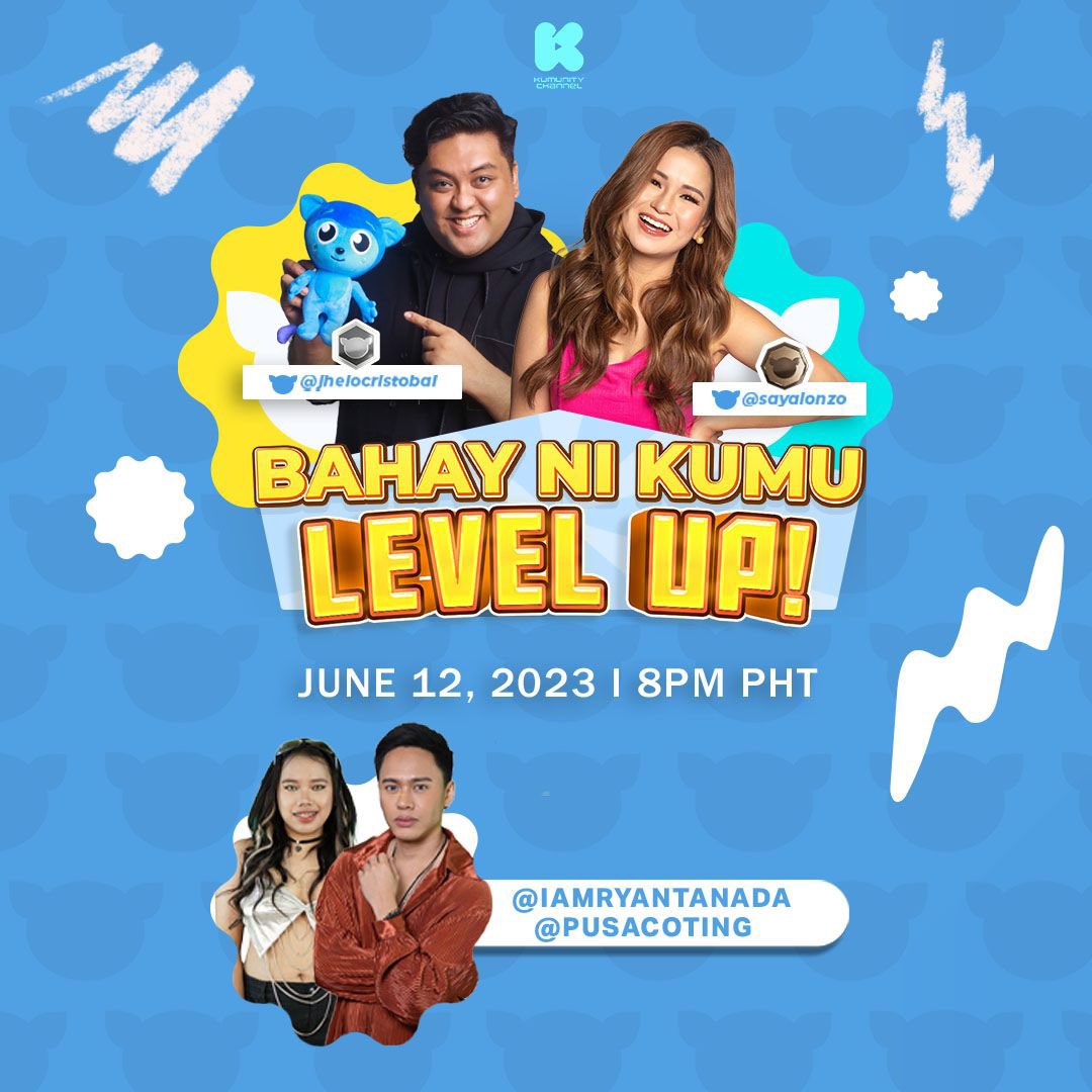 What do BNK Level Up and THOC have in common? Parehong hindi nawawalan ng weekly pasabog! May bagong trending team - #RyTing! makakasama natin this Monday.  Kaya lets celebrate Independence day this Monday  sa <a href="/kumuPH/">Kumu - Pinoy Live Streaming App</a> <a href="/iamryantanada/">Ryan Salcedo Tañada</a> @cotingsu <a href="/sayalonzo/">Say Alonzo</a> <a href="/jhelocristobal/">Jhelocristobal</a> <a href="/MrsWise03/">Tina Perez</a>