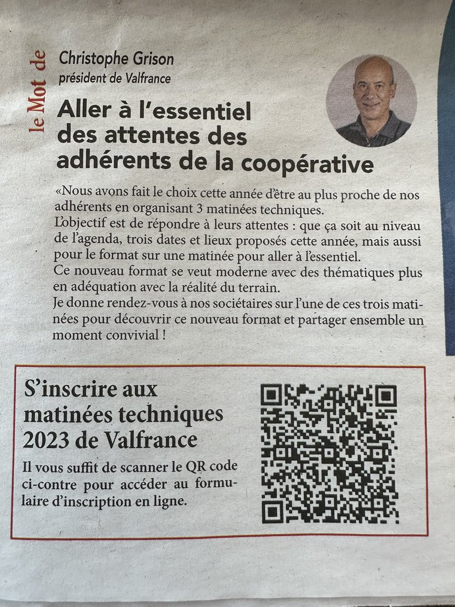 Les matinées techniques <a href="/valfrancecoop/">Valfrancecoop</a> <a href="/val_epi/">Val’epi, service agronomie</a> une nouvelle formule pour répondre aux attentes de nos sociétaires  <a href="/laurent_Vtz/">Lt_Vtz</a> <a href="/lacoopagricole/">La Coopération Agricole</a> <a href="/Metiersdugrain/">La Coopération Agricole Métiers du grain</a> <a href="/FDSEAOise/">Fdsea60</a> <a href="/FDSEA77/">FDSEA 77</a> <a href="/DesrumauxRegis/">Régis Desrumaux</a> <a href="/JeremyDenis1310/">Jeremy Denis</a> <a href="/didiergarnier77/">Didier Garnier</a> <a href="/Arvalisofficiel/">ARVALIS</a> <a href="/Fragritwittos/">FranceAgritwittos♥️</a> <a href="/Agri_confiance/">Agri Confiance</a>