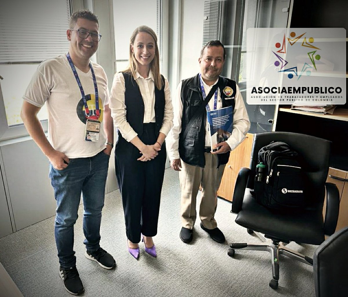 Reunión con la Doctora Cristina Campayo de la Oficina de Políticas de Empleo de la OIT, buscando el acompañamiento y asesoría para ampliar el trabajo en el domicilio y teletrabajo en Colombia. <a href="/asociaempublico/">ASOCIAEMPUBLICO</a>