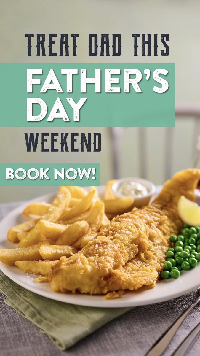 Book now for Father’s day weekend!