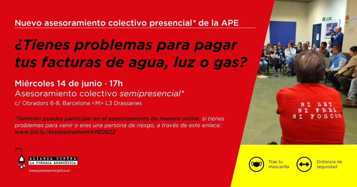 Aliança contra la Pobresa Energètica tweet media