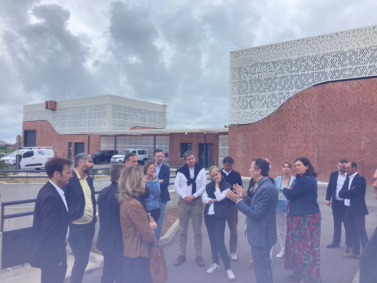 Visite de la station de pompage #AquaDomitia à Mauguio de @BRLGroupe un aménagement #Hydraulique au service de l'adaptation du #Territoire au changement climatique #Hérault #Occitanie #Eau