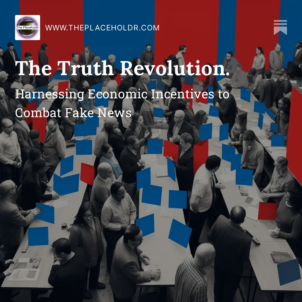 ElLeoNunes's tweet image. Discover how behavioral economics provides an elegant and human-centric approach to curbing fake news. It's time to bring reason back to the digital landscape! 💡🤝 #BeyondAlgorithms #HumanCentric 
theplaceholdr.com/p/the-truth-re…