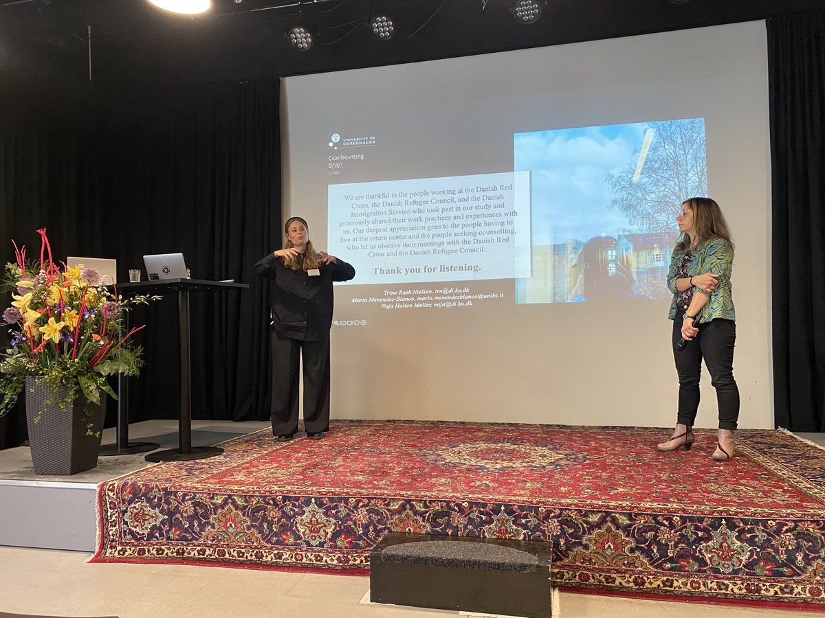 ECSCW conference (@ecscw) on Twitter photo Presentation by the David B. Martin best paper award winner, <a href="/trine_r_nielsen/">Trine Rask Nielsen</a> on behalf of herself and her colleagues🥳 Great presentation and thank you for your contribution to the field! Presentation by the David B. Martin best paper award winner, <a href="/trine_r_nielsen/">Trine Rask Nielsen</a> on behalf of herself and her colleagues🥳 Great presentation and thank you for your contribution to the field!