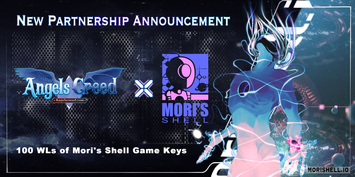 MorisShell's tweet photo. New partnership with @AngelsCreedGame 🤩
Come join our campaign to grab for 100 WL bonus of #morisshell game keys🎁🗝️
FCFS! Be quick 🏃🏻♂️
Join here: https://t.co/Ja2eSpzm8O https://t.co/lR4gu9ogwD