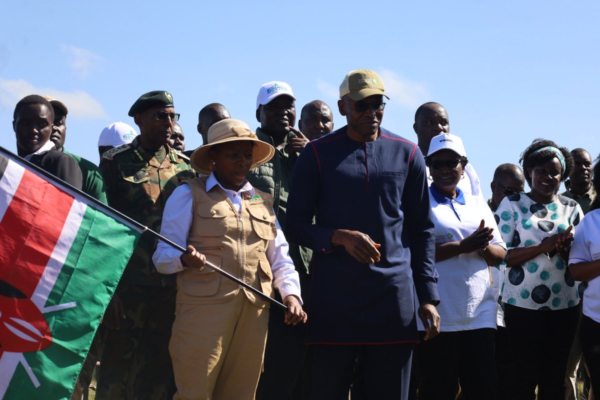 eldowasco's tweet photo. Happening now: #GrowAMilli campaign launch for Eldoret-Iten Water Fund as we celebrate the role of tree growing to raise awareness about the importance of catchment conservation and restoration through nature-based solutions and the need for environmental protection https://t.co/74owy2WnO1