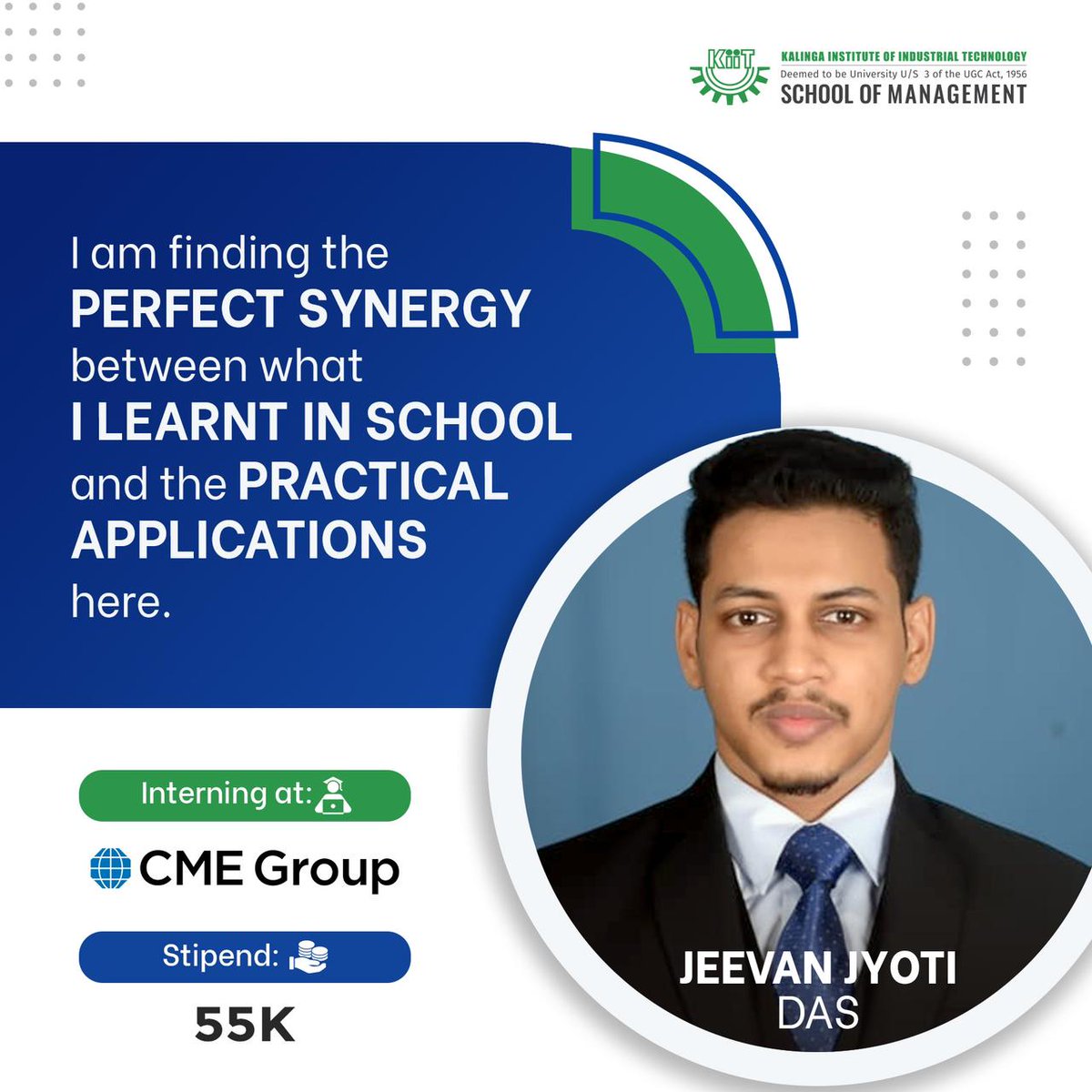 Jeevan Jyoti Das shares his experience during the KSOM Summer Internship Program and how working with CME Group helped him become more resourceful and achieve results.

#ksombbsr #SummerInternshipProgram #kiit #MBA #CMEGroup #bhubaneswar #Odisha