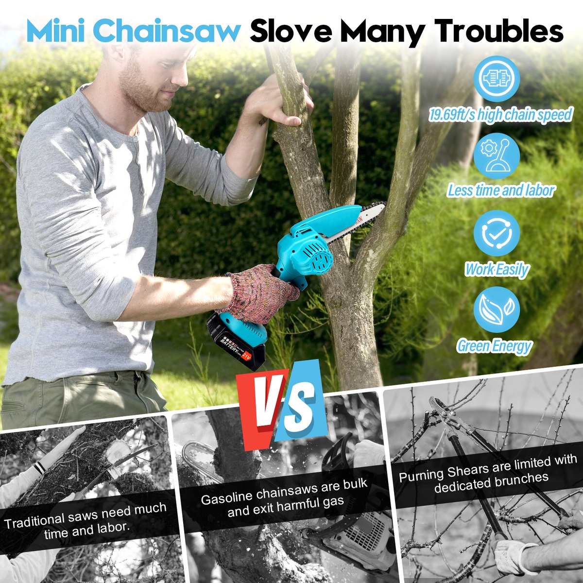 Mini chainsaws solve many troubles.
Less time and labor
No oil, no smoke
elecicopo.com/products/cordl…

#chainsaw #saw #Tools #gardentool