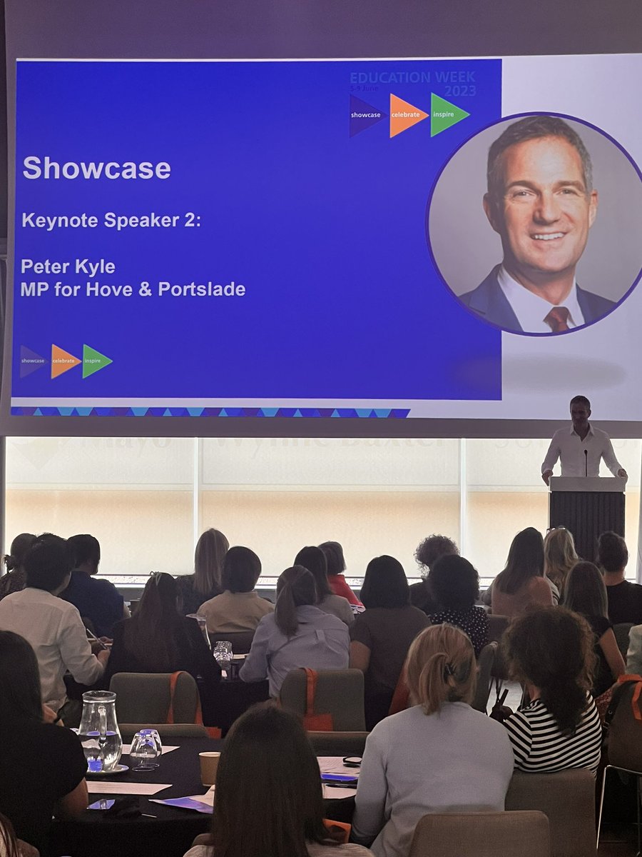 CherylGiles's tweet photo. Peter Kyle, key note speaker at todays Integrated Education Conference on inclusivity in education.  #educationforall #lifelonglearning @UHSx_EduApps @peterkyle @ https://t.co/4G6tIBQFJ4