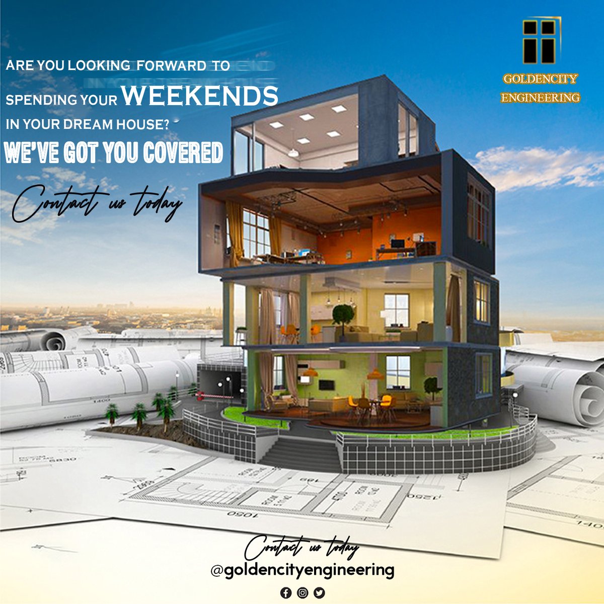 goldencityeng's tweet photo. Let's give you reason to look forward to the weekend
Contact us today
#enginnering
#zahahadid https://t.co/Wp5Cf2lLoF