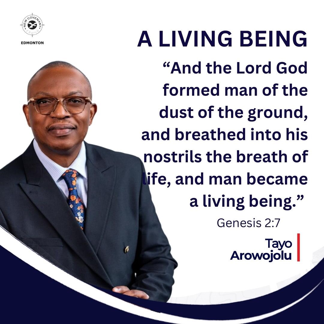 NCCEdmontonCONF's tweet photo. A LIVING BEING
“And the Lord God formed man of the dust of the ground, and breathed into his nostrils the breath of life; and man became a living being.”
Genesis 2:7

A living soul with capacity to excel and perform signs and wonders. 
A ‘can do’ being that takes quantum leaps. https://t.co/3n5p7HJzXS