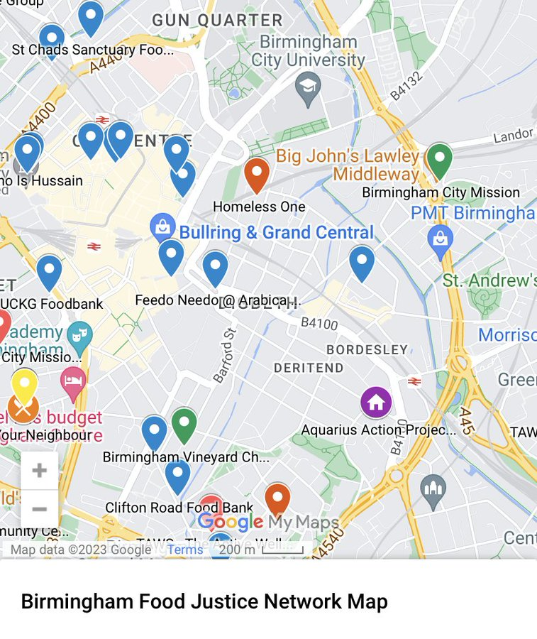 🍎 We know that the cost of living crisis has made it difficult for many people to afford food in Birmingham

🍞 There are different ways to access food cheaply or for free

🗺️ Birmingham Food Justice Network map 👇 

orlo.uk/HelpinBrum_LAi…

#HelpinBrum