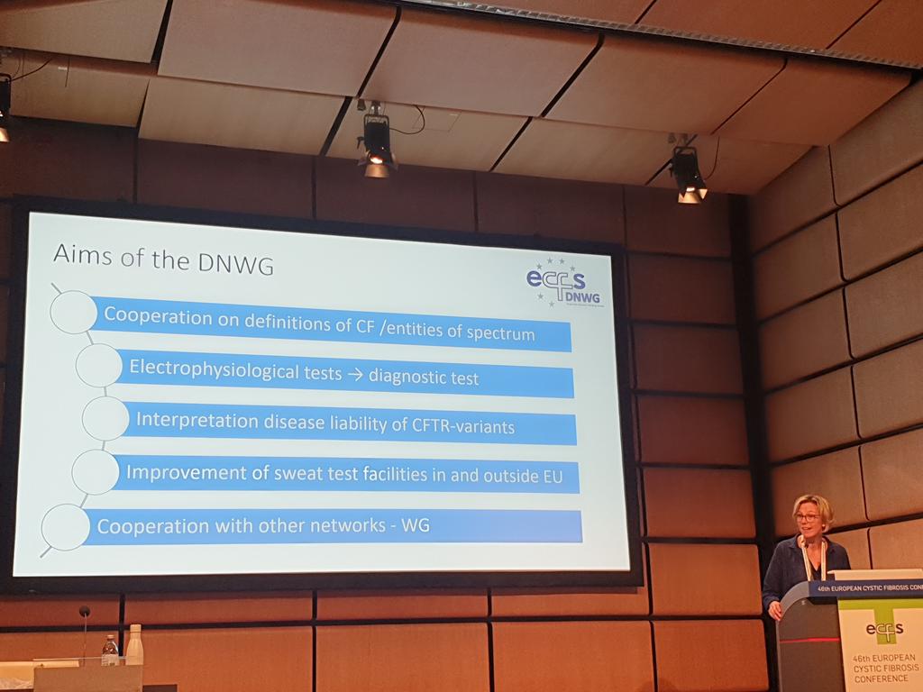DaelemansSiel's tweet photo. Improving care in #cysticfibrosis by improving diagnosis - the work of the diagnostic workgroup, coördinated by Prof. Dr. Elke De Wachter, my collegue from @UZBrussel #ECFS2023 @ecfs #AwareCF https://t.co/SXVkuJDKyc