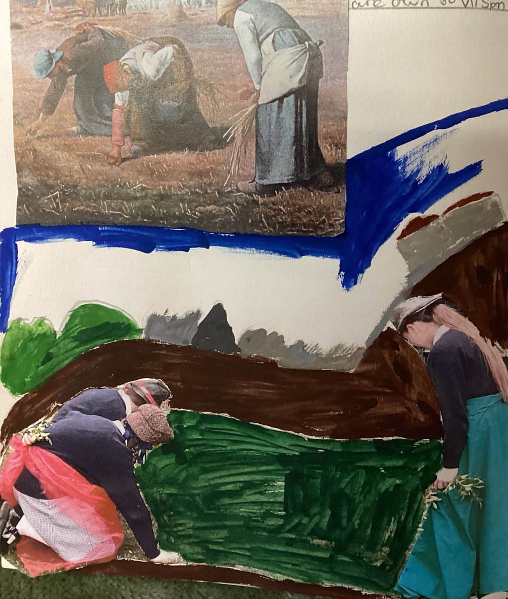 After recreating famous paintings through drama, Year 6 have used their artistic skills to make their own interpretation of the painting. Wow! #OLGHy6 #OLGHart @kapowprimary what do you think?