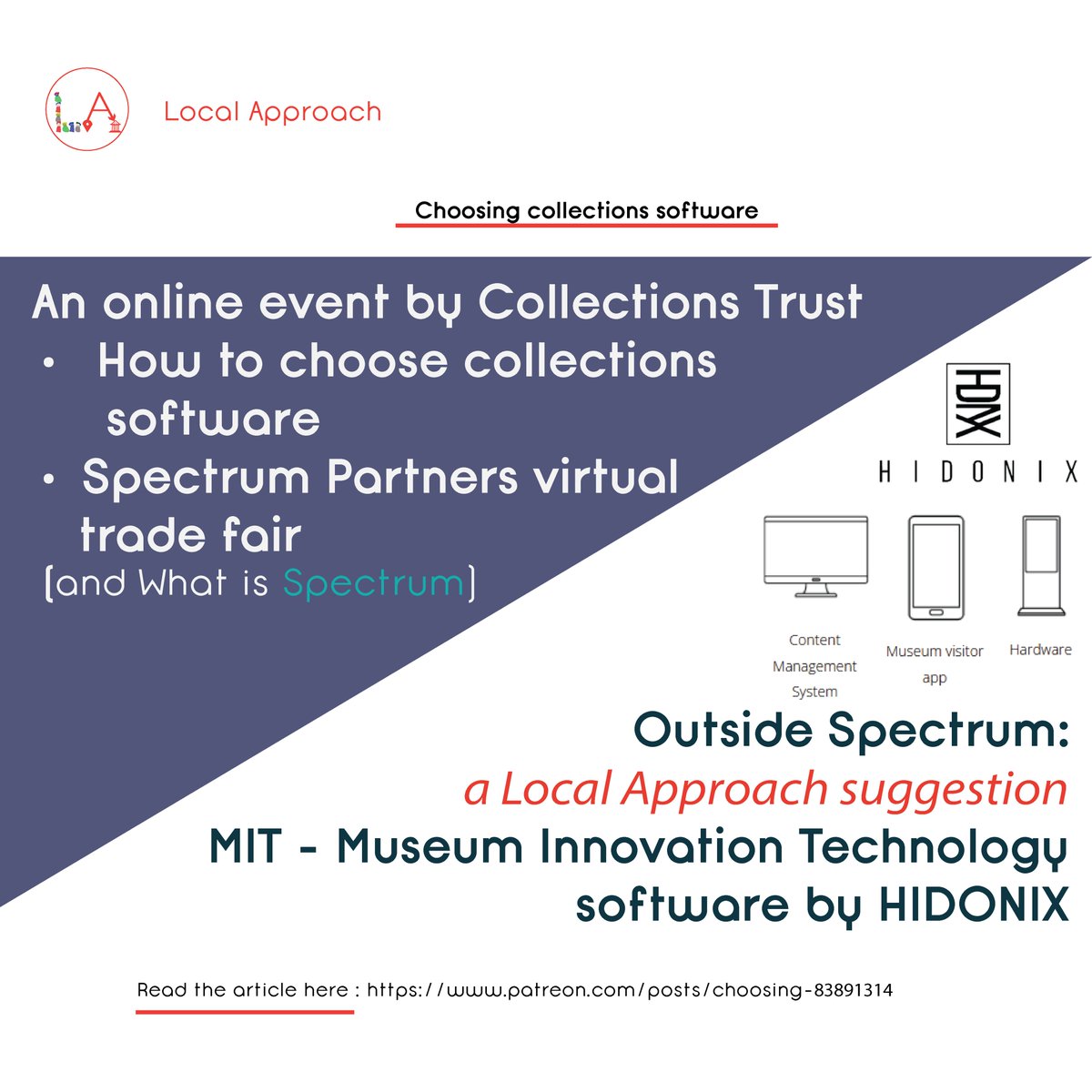 ApproachLocal's tweet photo. Choosing #collectionssoftware

https://t.co/LFQE8oWs69

#CollectionsTrust #collectionmanagement #MuseumInnovationTechnology #HIDONIX #webinar #museummanagementsoftware #Spectrum

@hidonix
@CollectionTrust https://t.co/icVwtYvqMQ