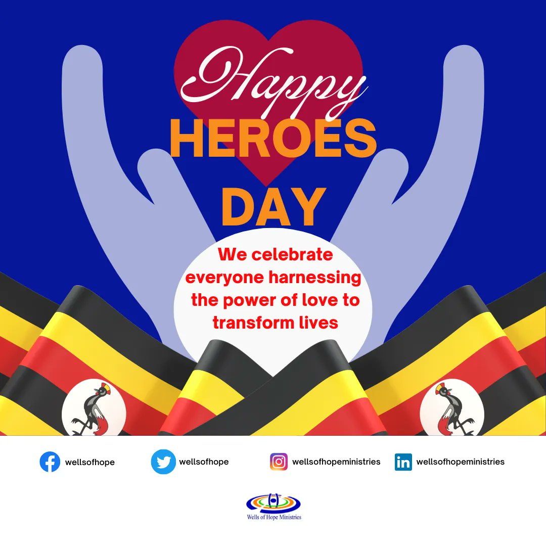 wellsofhope's tweet photo. We celebrate everyone who is positively impacting the nation; and the lives of families affected by #imprisonment.
#NationalHeroesDay https://t.co/9g8Jh8rXCJ