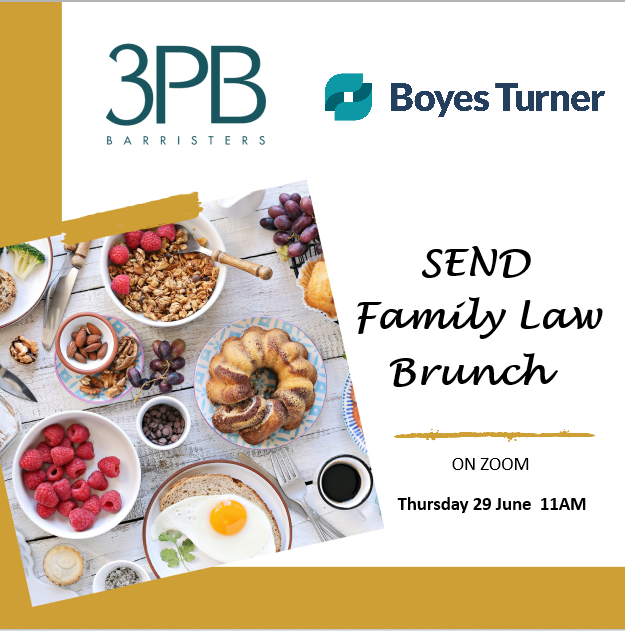 SEND, Mental Capacity &amp; Family Law webinar with Boyes Turner – 29/6 @ 11am on Zoom
<a href="/3pbFamily/">Family 3PB</a> &amp; education barrister <a href="/aimeefox84/">Aimee Fox</a> and <a href="/boyesturner/">Boyes Turner LLP</a> <a href="/PaulLinsell/">Paul Linsell</a> James Pantling-Skeet and Rachael Allison explore how family, SEND and mental capacity law overlap 3pb.zoom.us/webinar/regist…