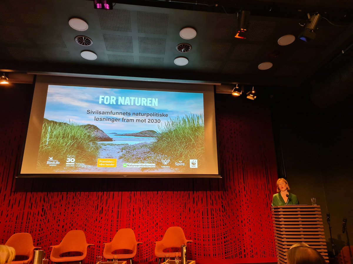 ForumNorway's tweet photo. I dag lanserer vi #ForNaturen våre felles naturpolitiske løsninger fram mot 2030 sammen med @FIVH @Fuglevern @Spire @Naturvern @SABIMAnorge og @WWFNorge, takk for tidenes gruppearbeid! https://t.co/OOuex6YiMi