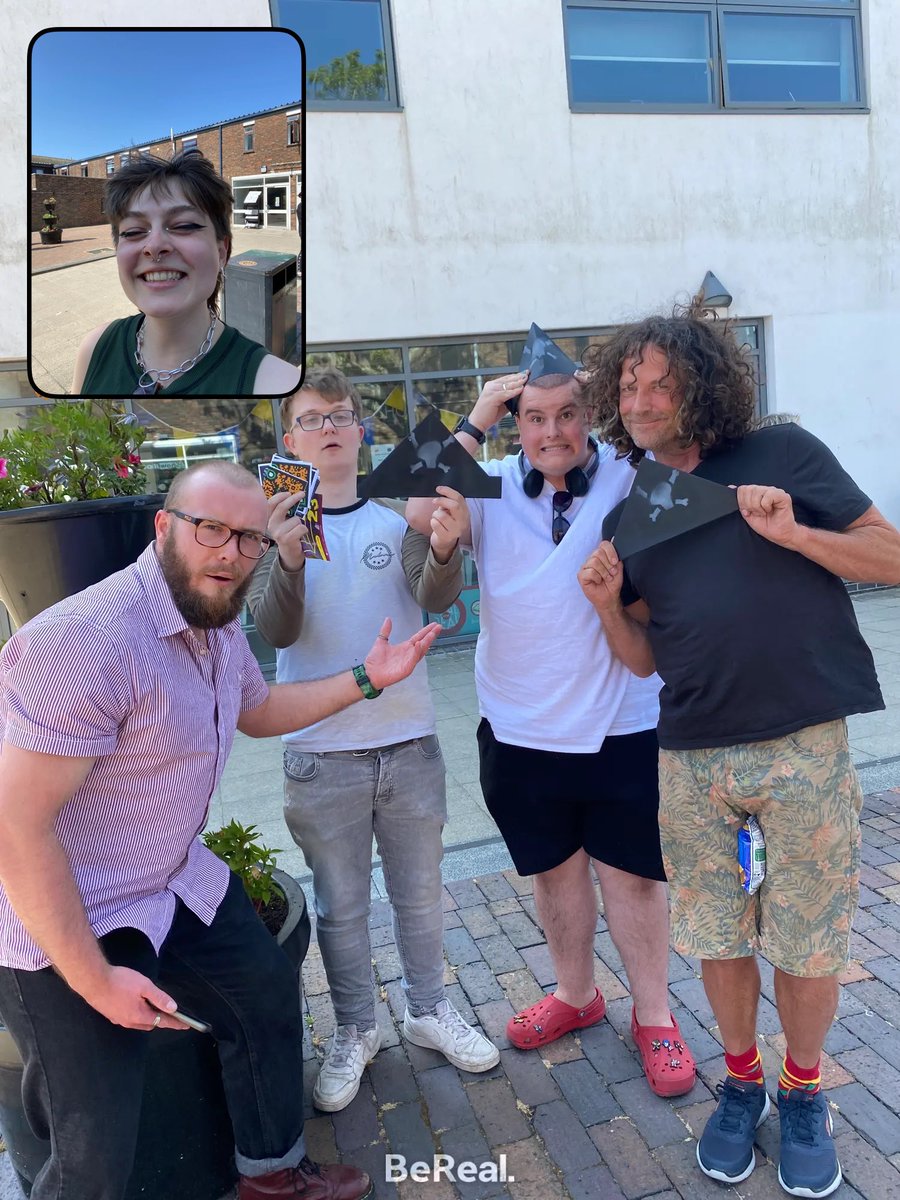 TheSodds's tweet photo. Some of the Sodds were able to venture out to Chichester to watch some amazing performances at Interact 2023!! 🎉

Got a chance to meet up with some certain clowns plus do a subtle and very tasteful bit of marketing as well.... Thank you @ChiUniTheatre  for having us! https://t.co/bC9f7xjIoy