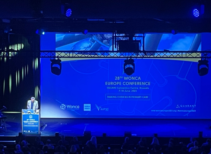 SPPCWales's tweet photo. Grŵp cynrychiolwyr Cymru yng nghyfarfod WONCA Europe - dysgu am gynllun Gwlad Belg ar gyfer gofal integredig #woncaeurope2023 https://t.co/22aKRhZJfx