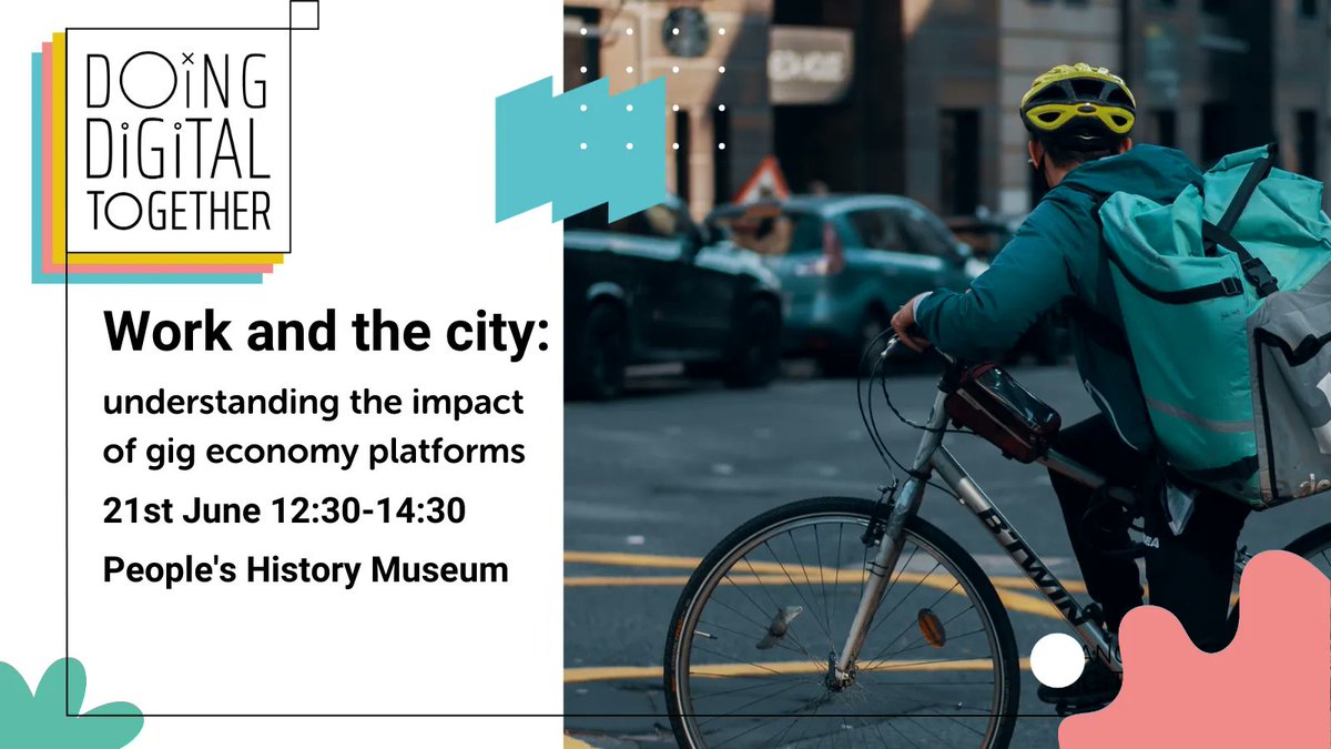 Get research insights on how co-design and speculative design can help us create a more equitable and caring future for gig economy workers. Register here: 
buff.ly/3CaL8Hu 
#gigeconomy