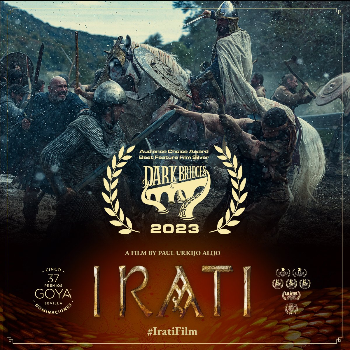 [EUS]
🥈 #IratiFilmek bigarren postua eta zilarrezko ereinotza eskuratu ditu Dark Bridges Festival jaialdian ikusleen pelikula gogokoenaren kategorian.
Eskerrik asko guztioi!

[CAS]
🥈 #IratiFilm se lleva el segundo puesto y el laurel de plata en la categoría de película favorita