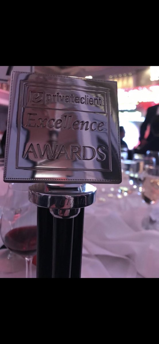 And… our brilliant lot in #london picked up this little beauty at the @eprivateclient #excllence awards.