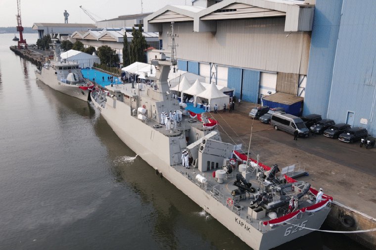 ShephardNews's tweet image. Indonesia commissions next KCR-60M missile boats and constructs new OPVs #IndonesianNavy #PTPAL shephardmedia.com/news/naval-war…