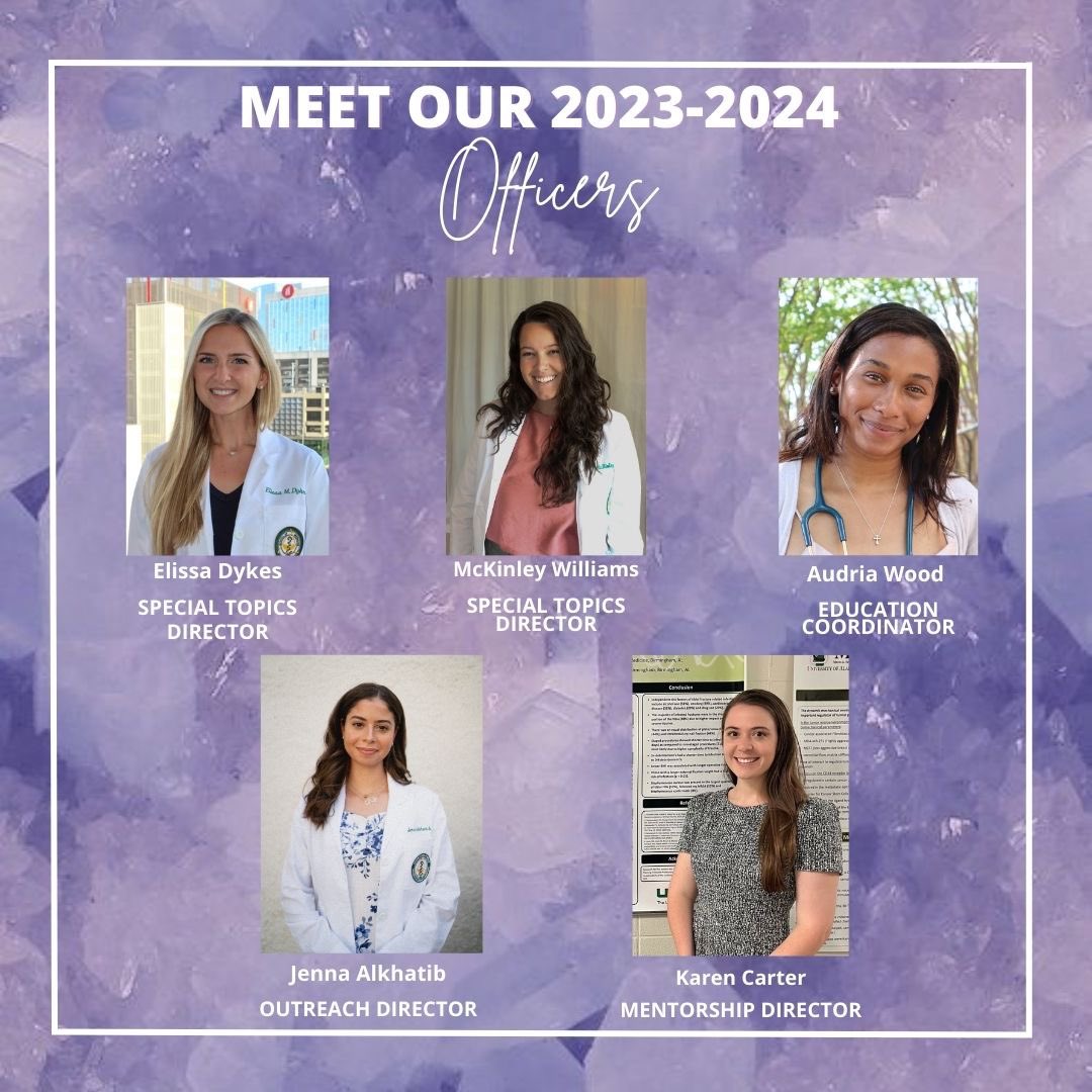 Introducing our 2023-2024 officers! We have already been hard at work planning events for our amazing members! We are excited to see what we can accomplish as a team! 🎉